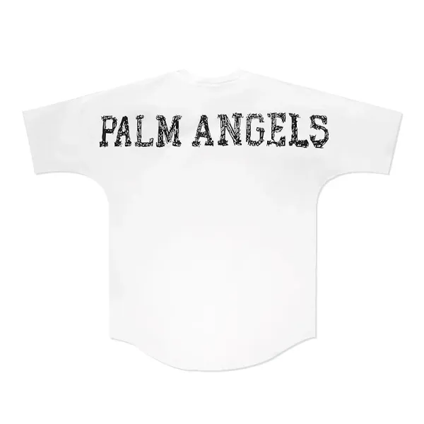 Palm Angels Palm Leaf Graphic Black T-Shirt - 38