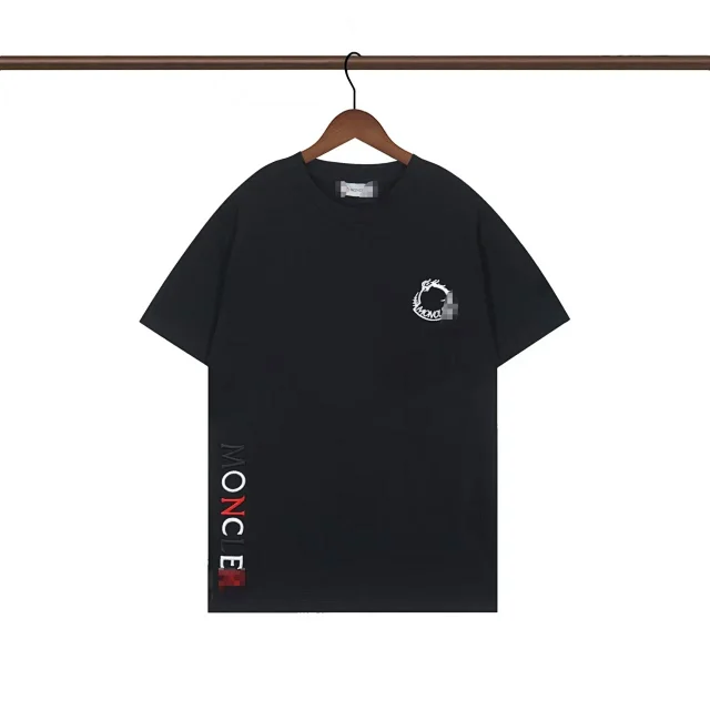 Moncler T-Shirts Short-Sleeve Logo-Print product detail image 15
