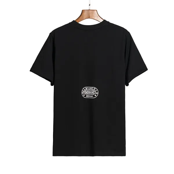 Palm Angels Palm Leaf Graphic Black T-Shirt - 78