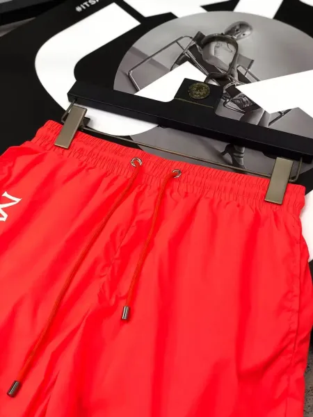 Moncler Logo-Print Nylon Shorts Black - 57