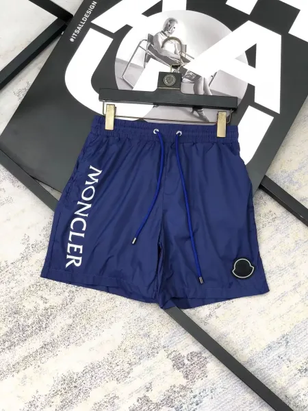 Moncler Logo-Print Nylon Shorts Black - 61