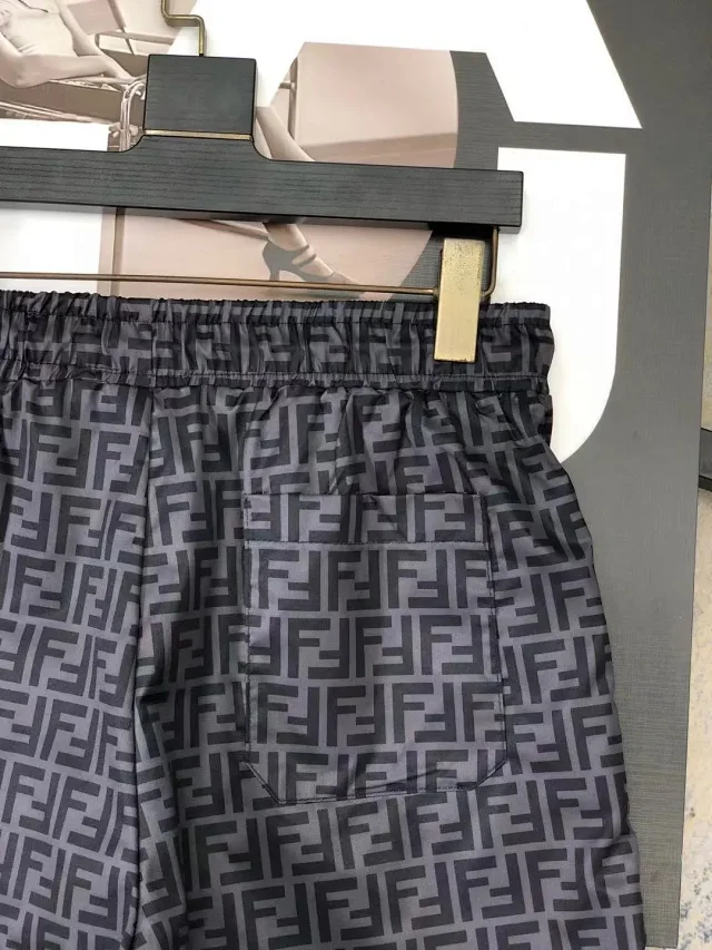 Fendi Shorts FF monogram drawstring product detail image 23