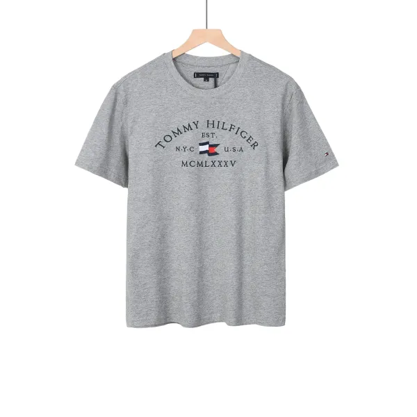 Tommy Hilfiger Embossed Logo Navy Polo - 29