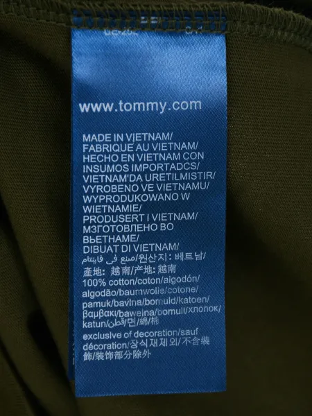 Tommy Hilfiger Embossed Logo Navy Polo - 38