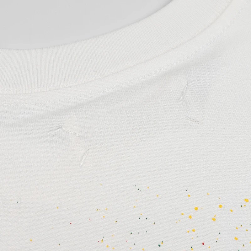 Maison Margiela Paint Splatter Logo T-Shirt Black - 10