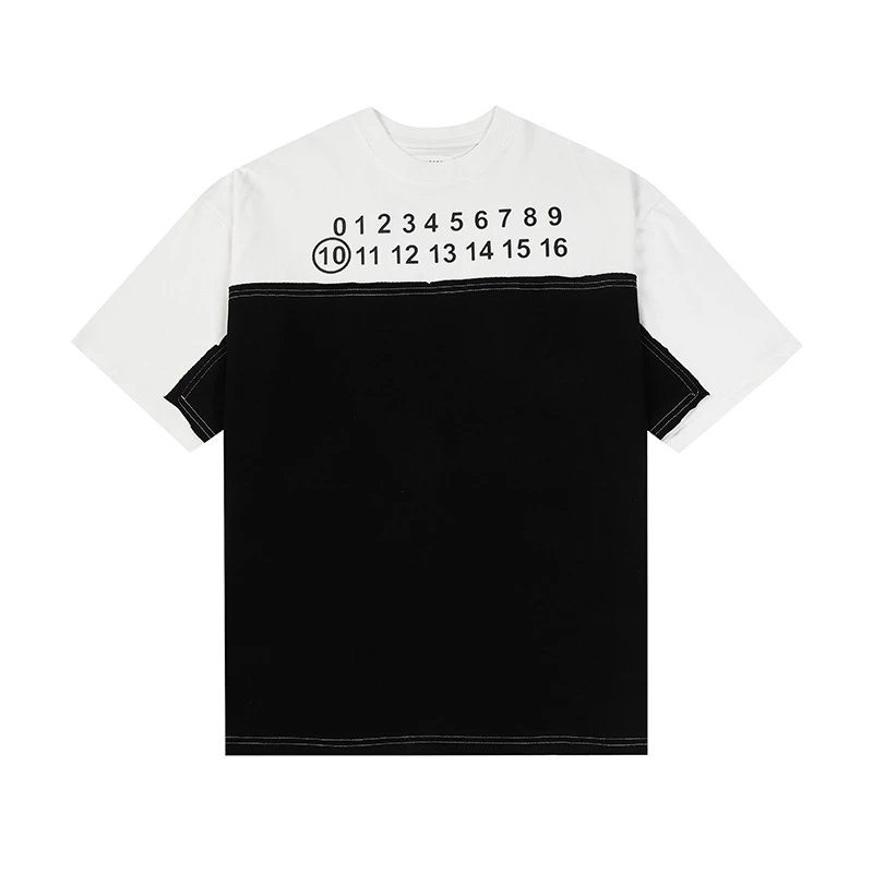 Maison Margiela Paint Splatter Logo T-Shirt Black - 30