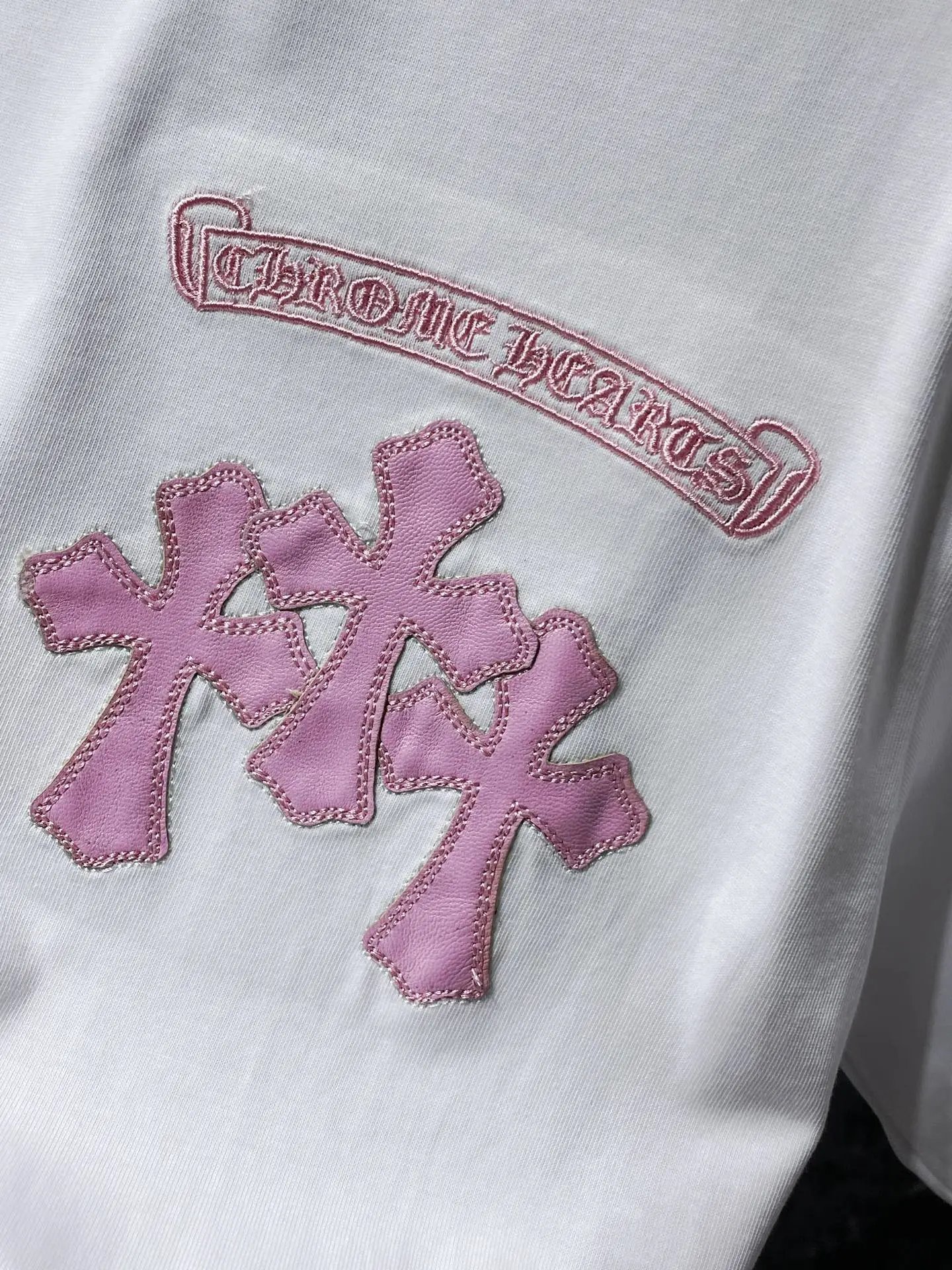 Chrome Hearts Cross Logo Mint Green Print T-Shirt - 10