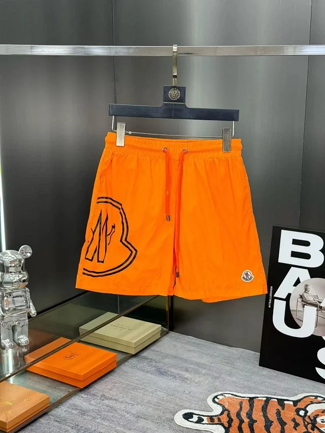 Moncler Swimwear Logo-print drawstring swim shorts product detail image 47