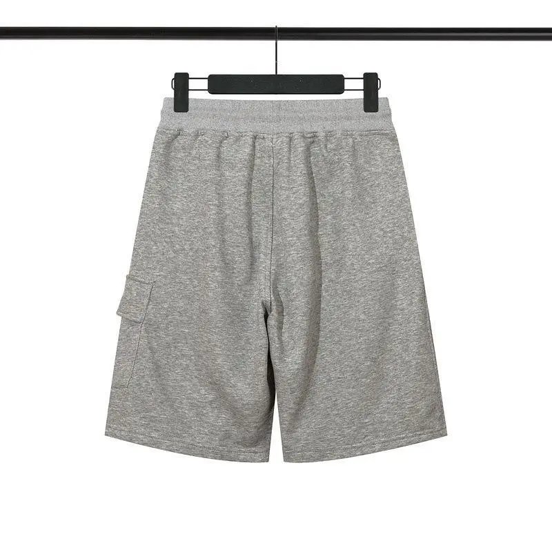 C.P. Company White Cargo Shorts with Lens Patch - 9
