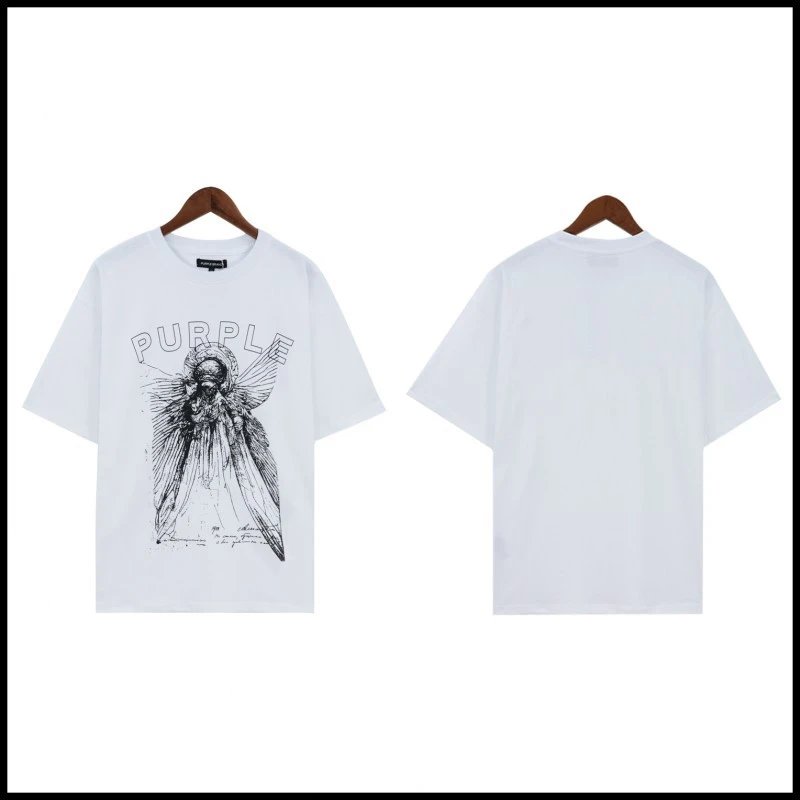 Purple Brand Cicada Sketch Graphic Tee White
