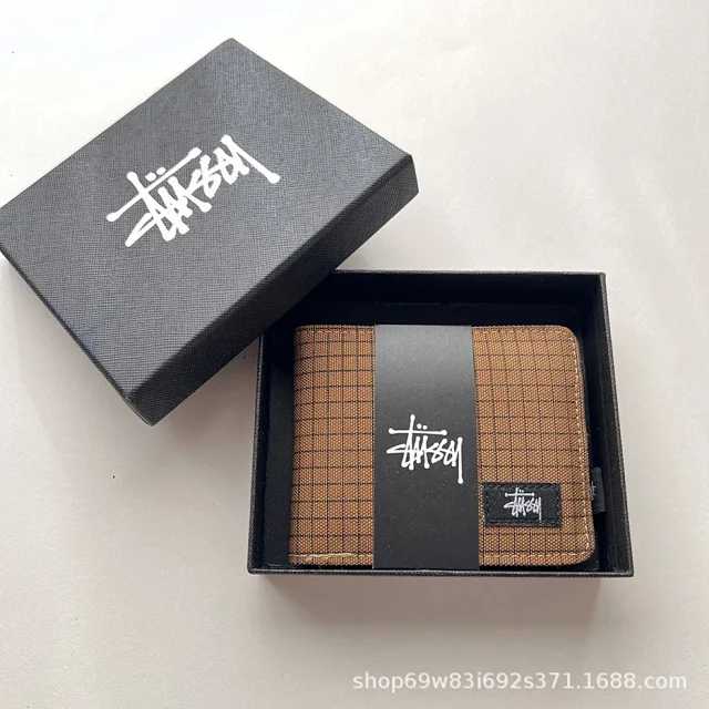 Stussy Wallets & Card Holders Canvas Bifold Wallet product detail image 10