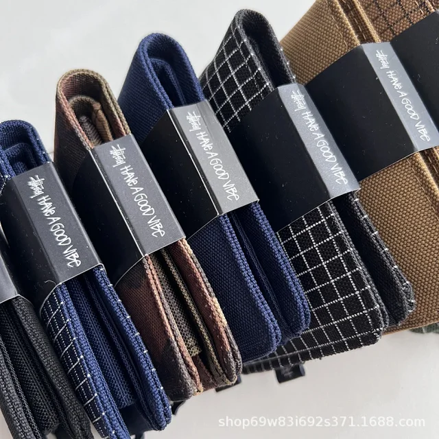 Stussy Wallets & Card Holders Canvas Bifold Wallet product detail image 20