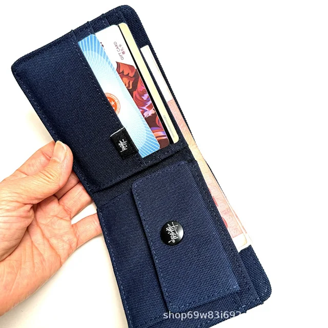 Stussy Wallets & Card Holders Canvas Bifold Wallet product detail image 16