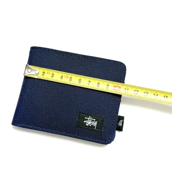 Stüssy Grid Pattern Short Wallet Black - 30