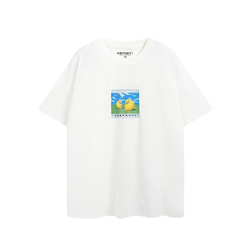 Carhartt Work In Progress Carhartt WIP Script Logo White T-Shirt T-Shirts - 5