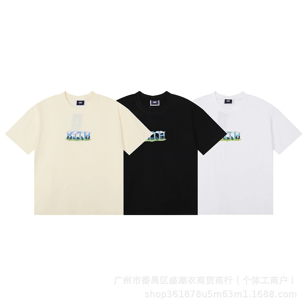 KITH x TAG Heuer Formula 1 Wave Print Black T-Shirt - 40