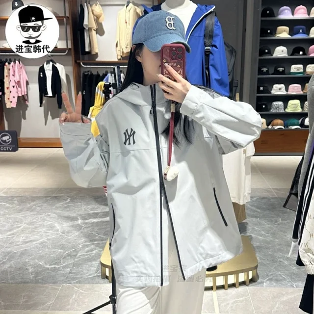 MLB Jackets Hooded zip-up jacket with team logos product detail image 9
