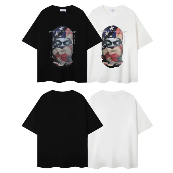 Off-White x Virgil Abloh Balaclava Graphic T-Shirt Black - 31