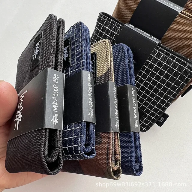 Stüssy Wallets & Card Holders Canvas Bifold Wallet product detail image 21