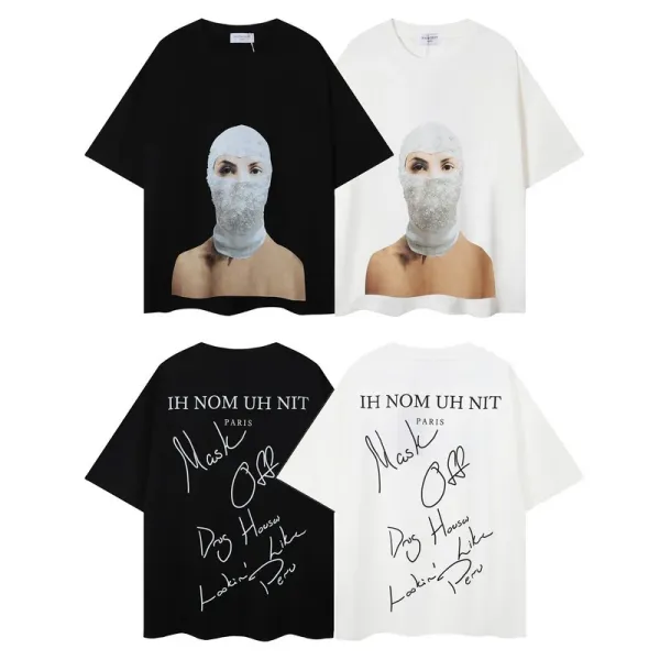 Off-White x Virgil Abloh Balaclava Graphic T-Shirt Black - 33