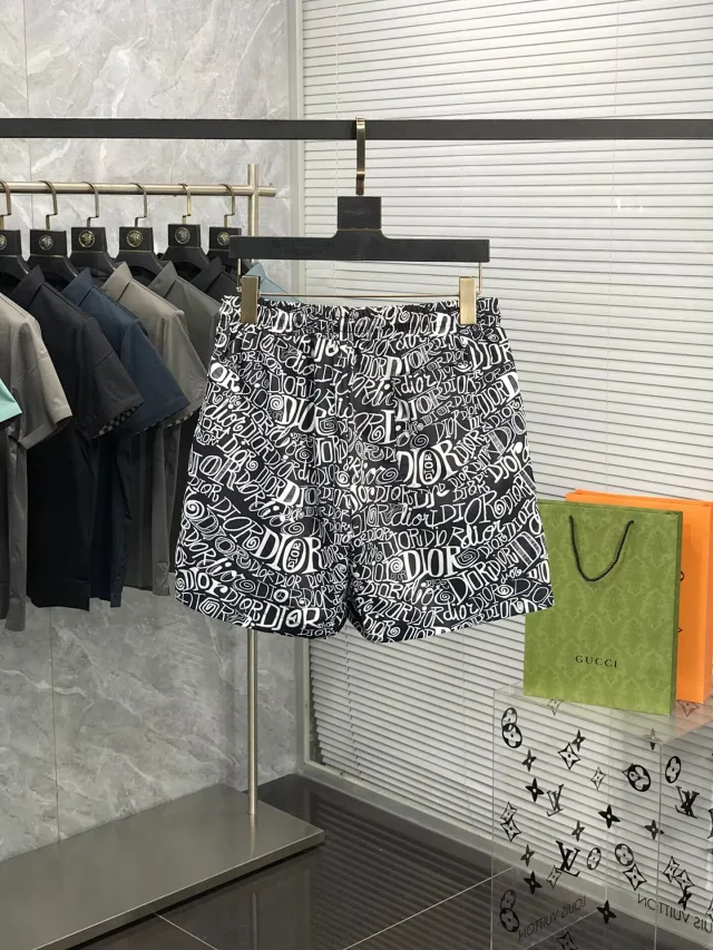 Dior Swimwear Logo Print Swim Shorts product detail image 11