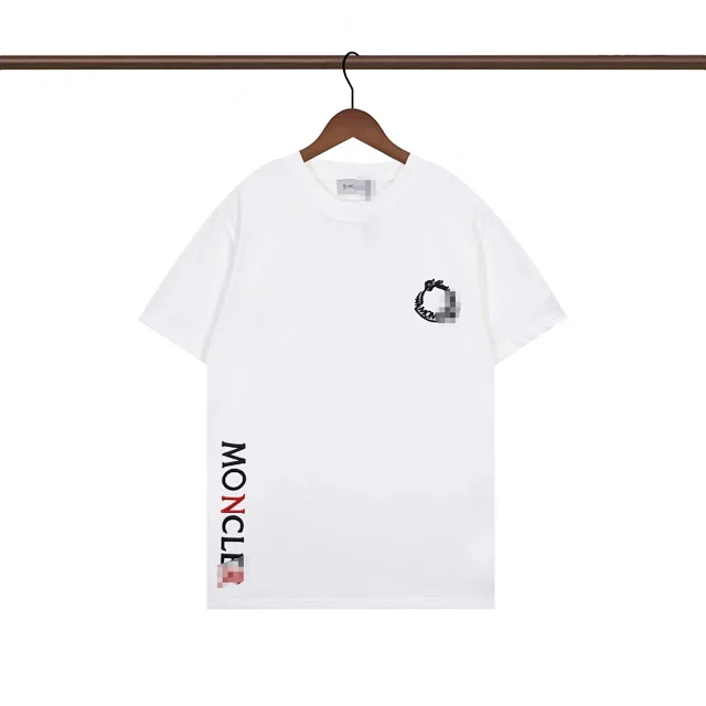 Moncler T-Shirts Short-Sleeve Logo-Print product detail image 14