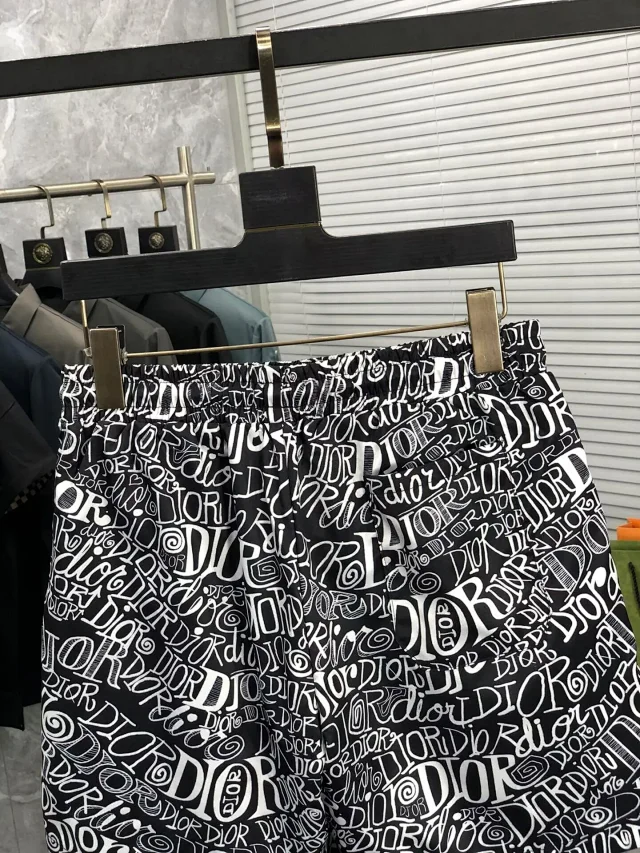 Dior Swimwear Logo Print Swim Shorts product detail image 17