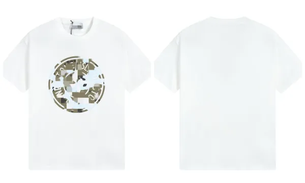 Dior x Stone Island Collaboration Logo T-Shirt White - 6