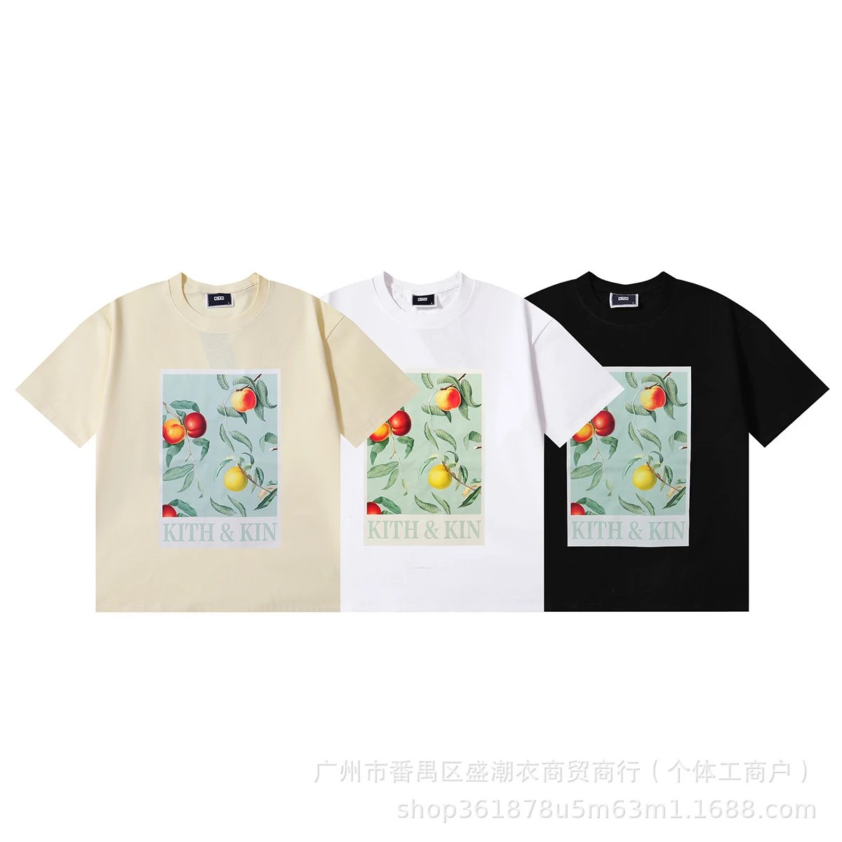 KITH x TAG Heuer Formula 1 Wave Print Black T-Shirt - 29