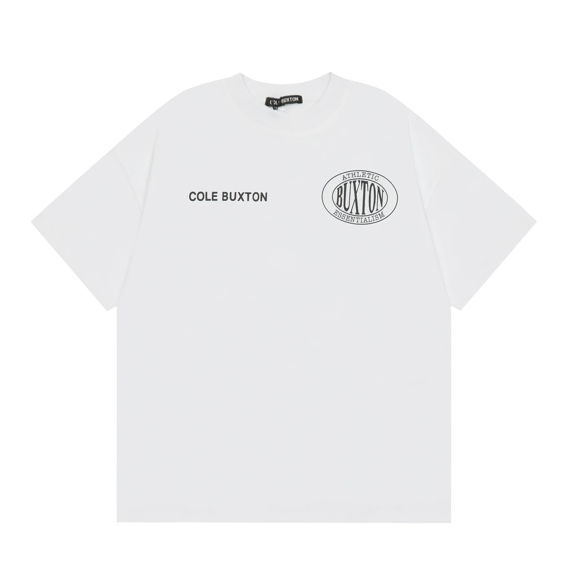 Cole Buxton Athletic Essentialism Oval Logo Tee White
