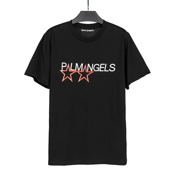 Palm Angels Palm Leaf Graphic Black T-Shirt - 68