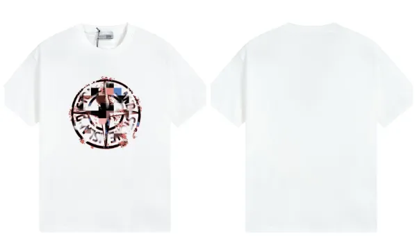 Dior x Stone Island Collaboration Logo T-Shirt White - 10