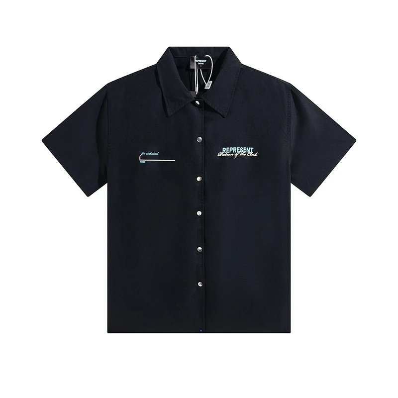 Represent Patron of the Club Short Sleeve Shirt Dark Green