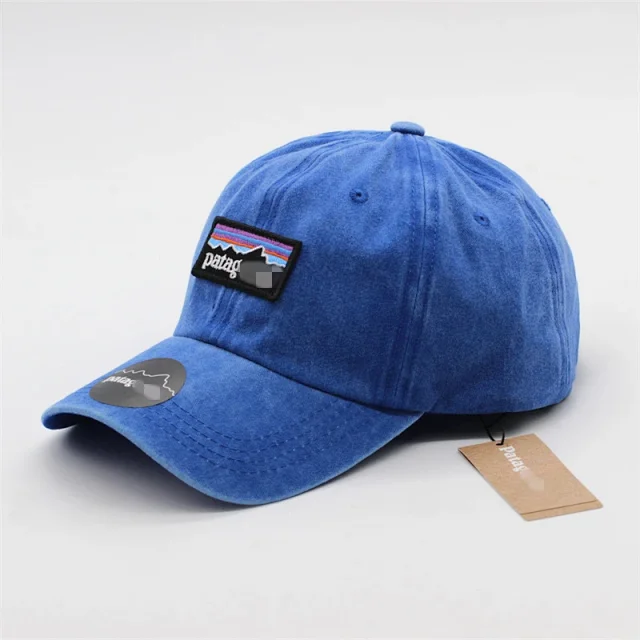 Patagonia Hats Washed baseball cap with mountain logo patch product detail image 12