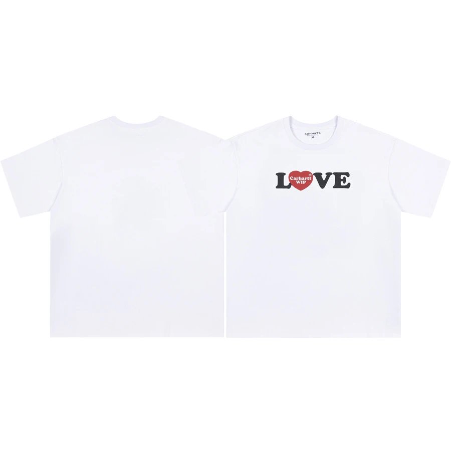 Carhartt WIP Love Heart Logo Tee White