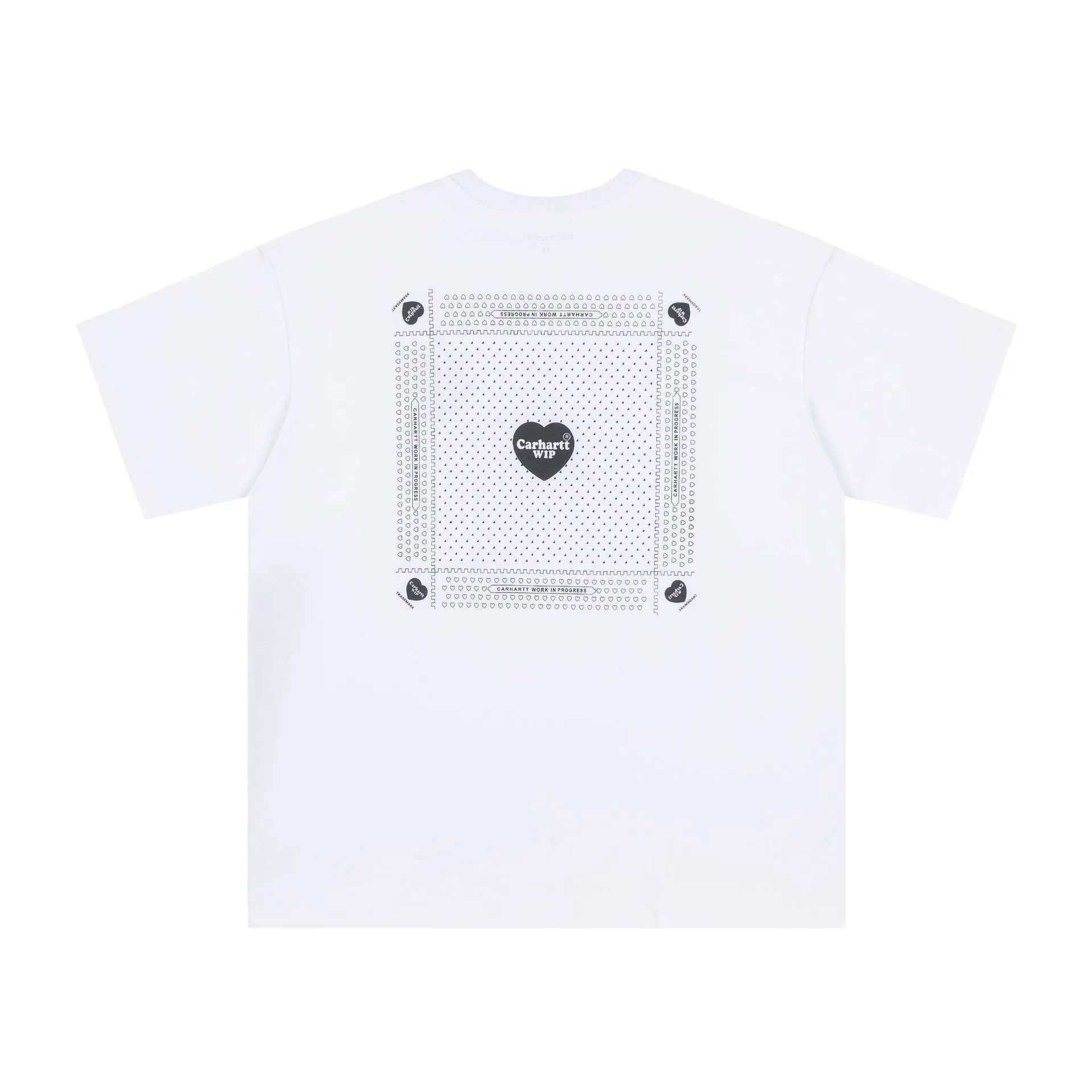 Carhartt WIP Bandana Heart Graphic Tee White