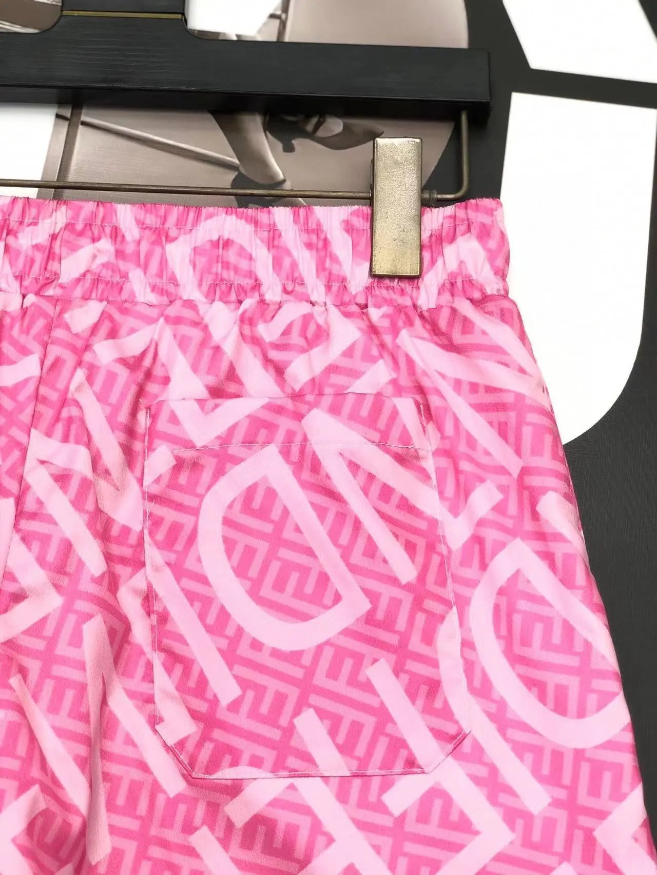 Fendi FF Monogram Swim Shorts Navy - 16