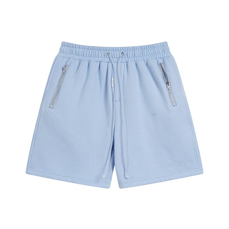 Represent Shorts Drawstring with zip pockets — 8146 Sky Blue