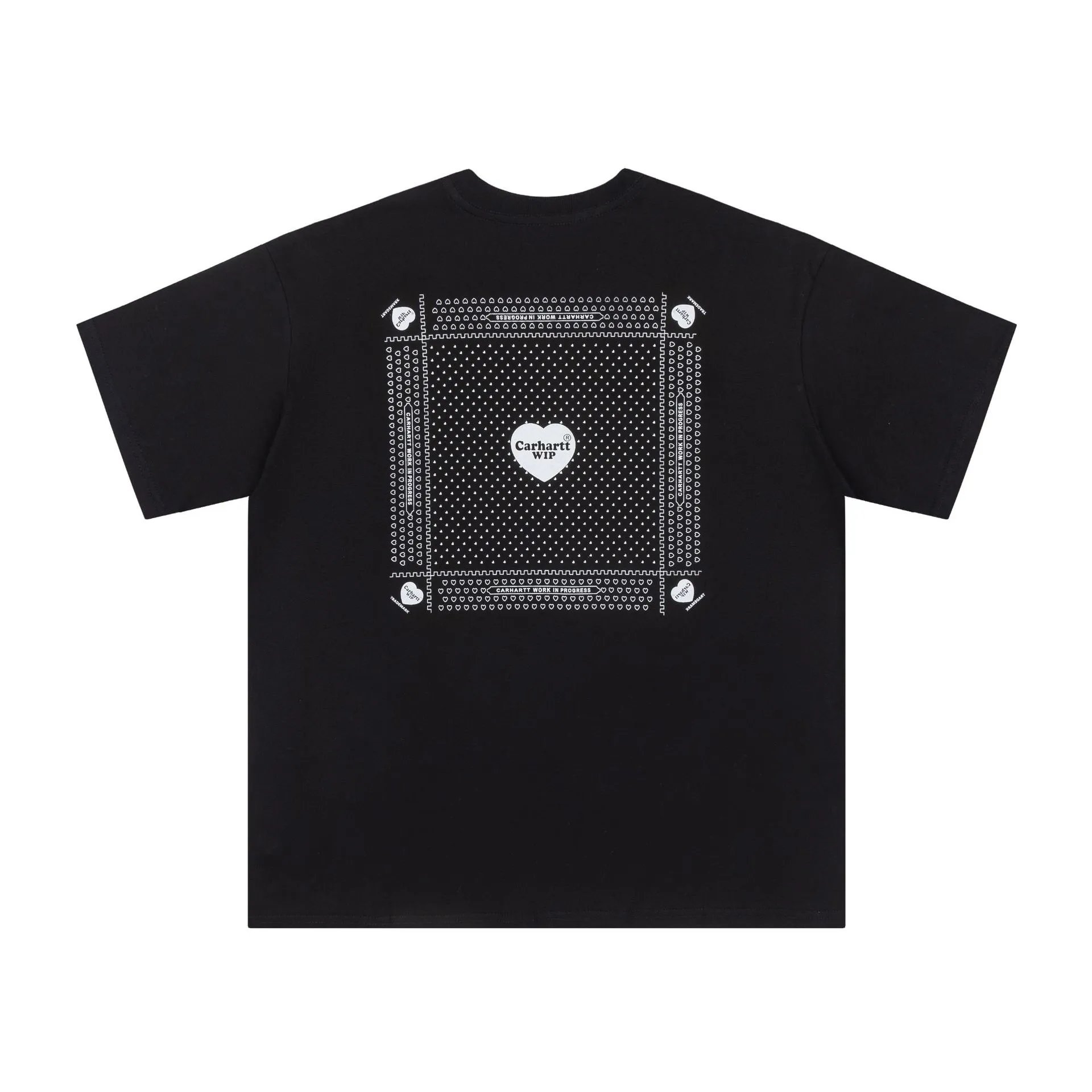 Carhartt WIP Bandana Heart Graphic Tee Black