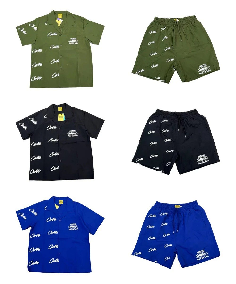 Corteiz All-Over Logo Black Shorts product detail 2 in Litbuy spreadsheet finds