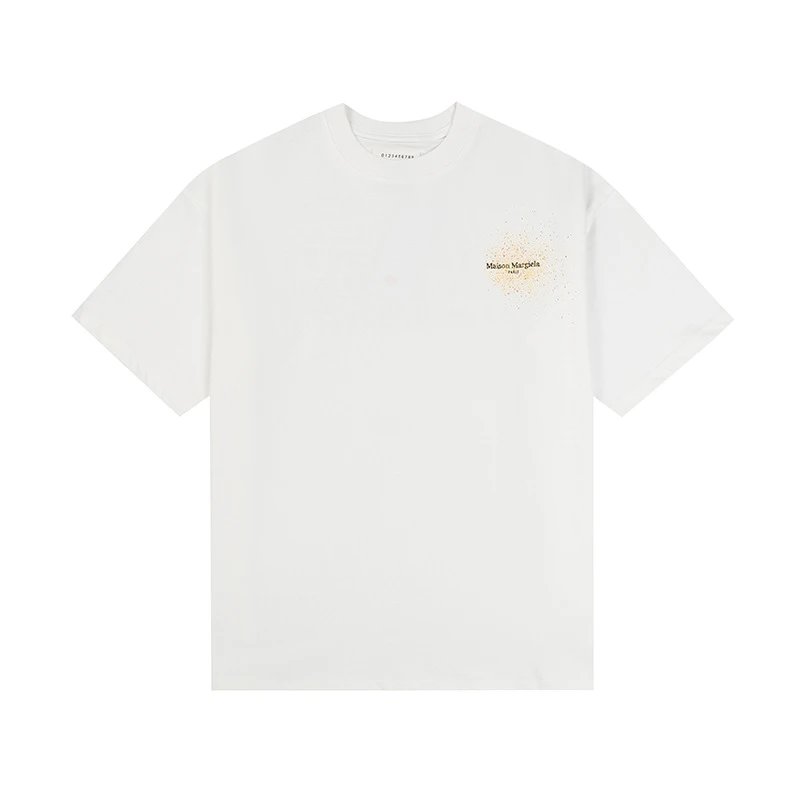 Maison Margiela Paint Splatter Logo T-Shirt Black - 5