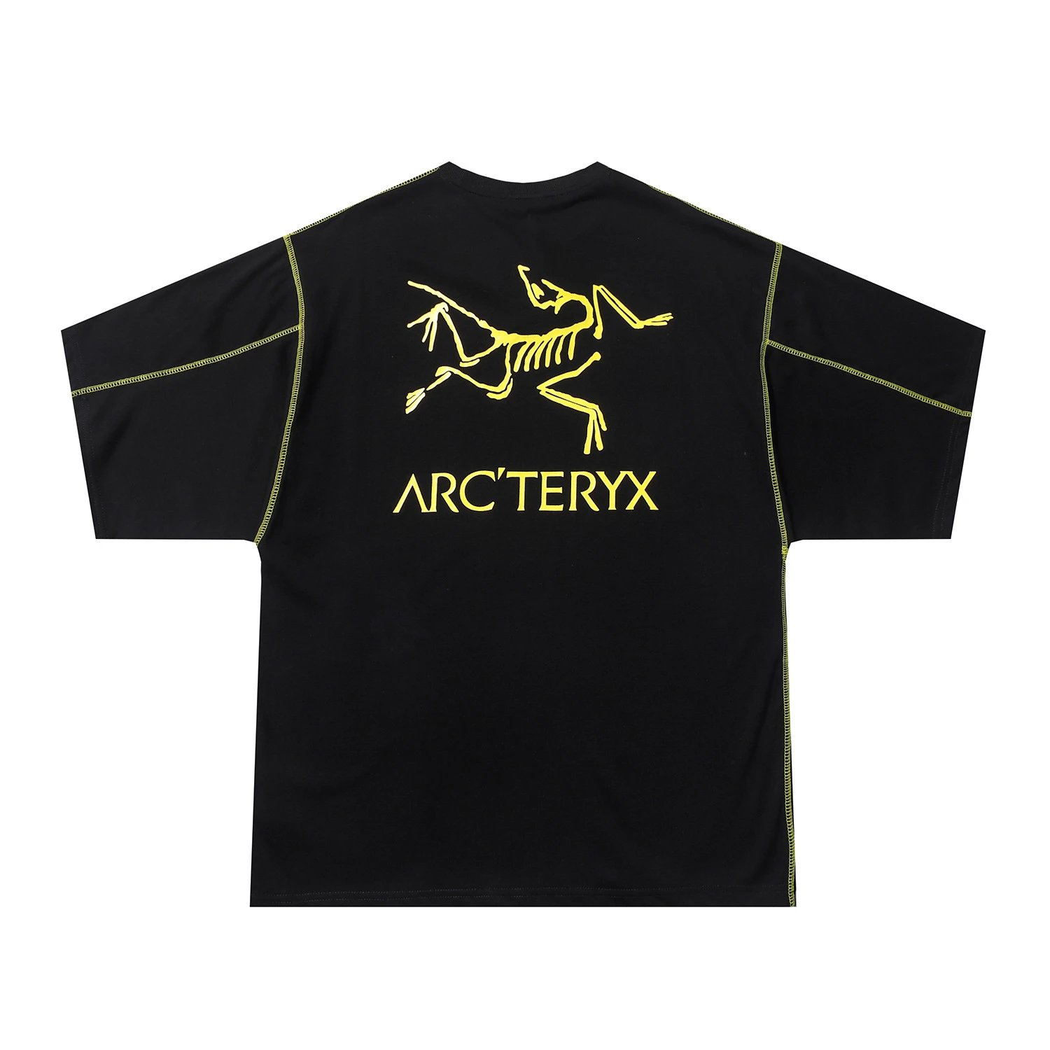 Arc'teryx T-Shirts Crew-neck T-shirt with contrast flatlock stitching and skeletal bird logo image 5