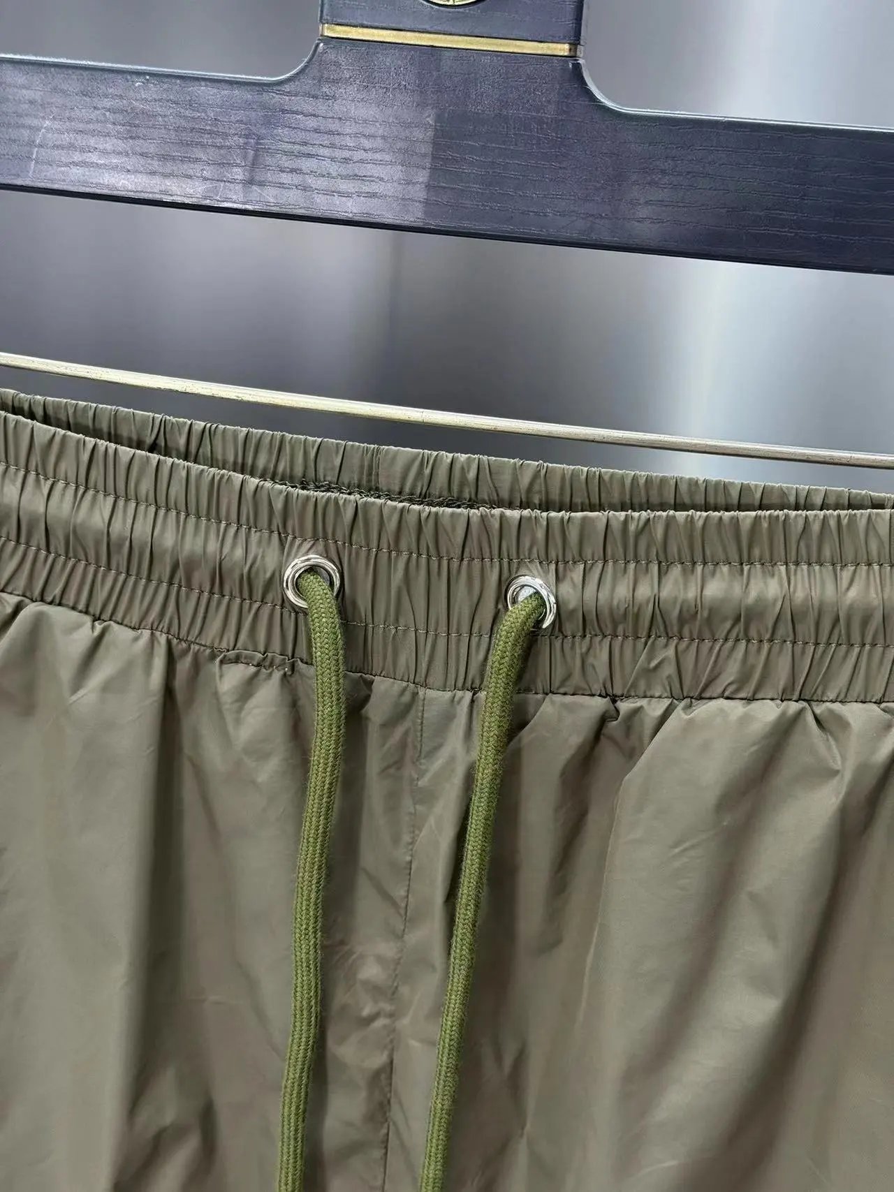 Moncler Logo Print Neon Yellow Swim Shorts Swimwear - 79