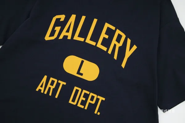 Gallery Dept. Art Dept. Arch Logo Black T-Shirt - 12