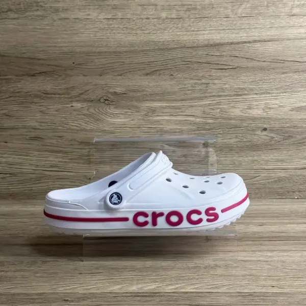 Crocs Crocband Green and White Clogs - 23