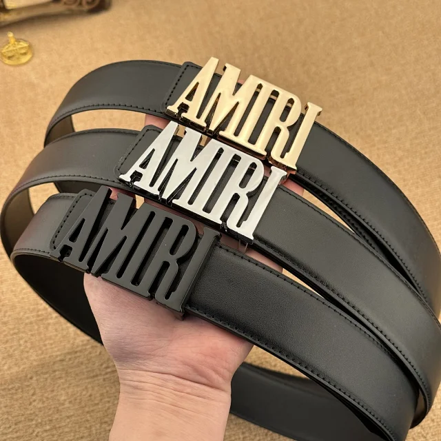 AMIRI Belts Logo Buckle Belt product detail image 7