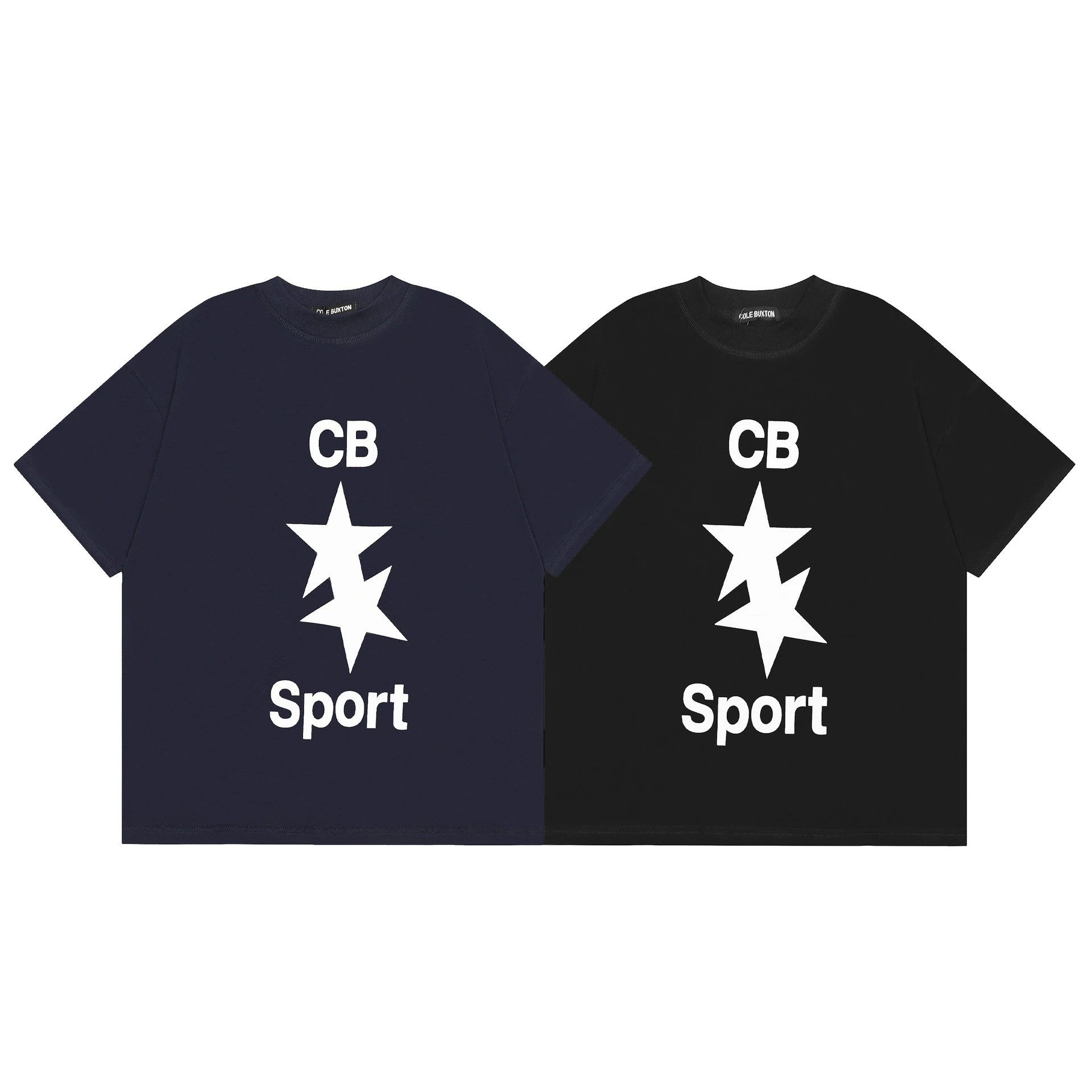 Collabuxton CB Outline Logo White T-Shirt - 49