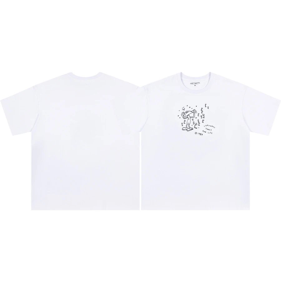 Hellstar Star Flame Emblem Tribal Tee Black