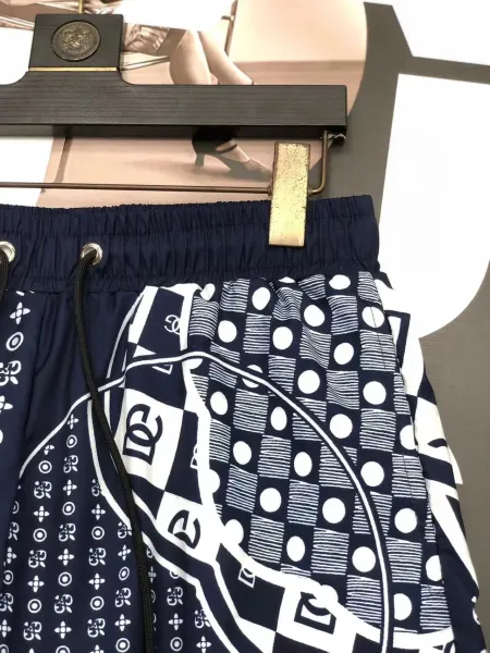 Off-White x Louis Vuitton Monogram Patchwork Shorts Navy White - 22