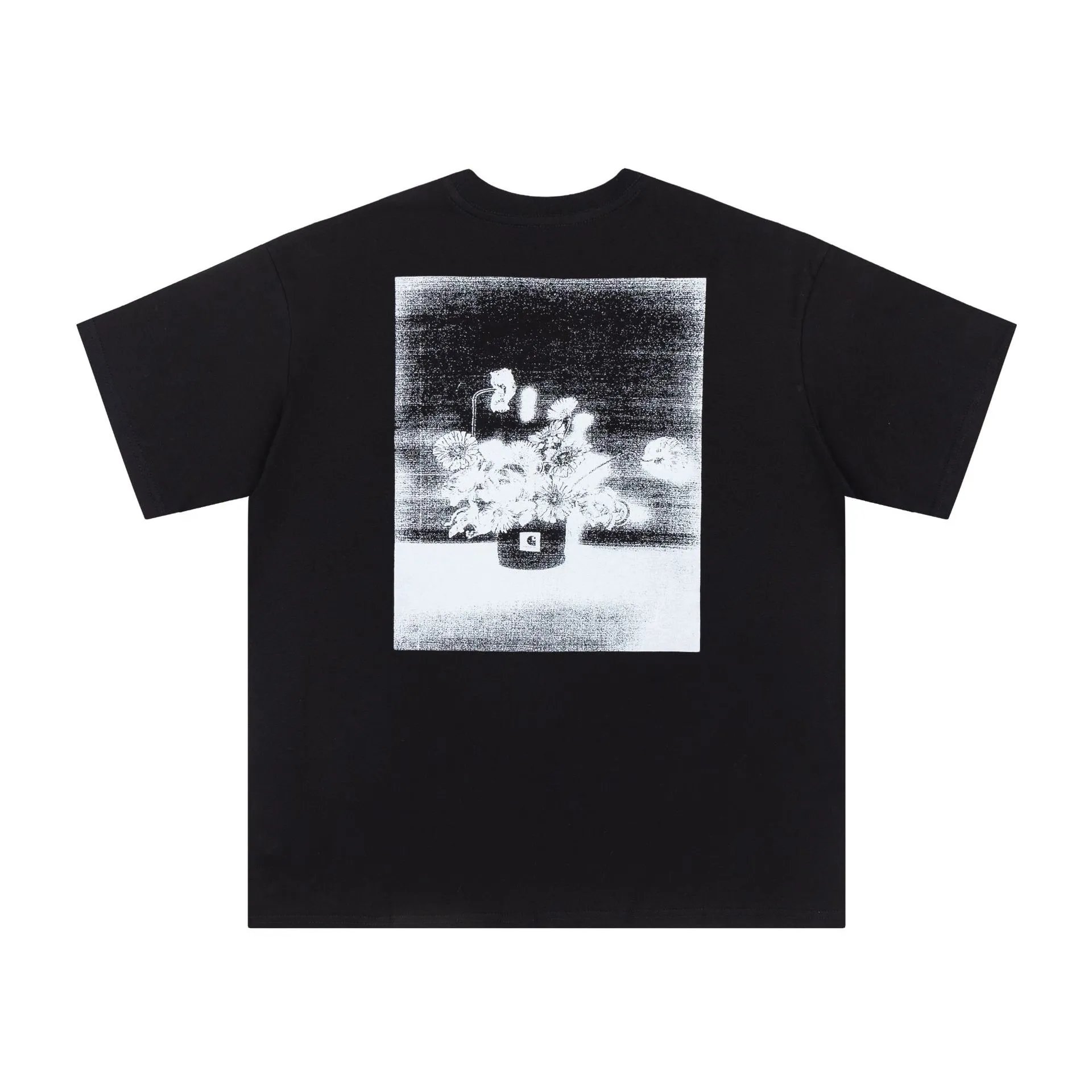 Carhartt WIP Flower Bouquet Photo Print Tee Black